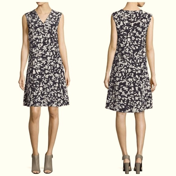 Silk Vince Confetti Dress - Picture 1 of 6